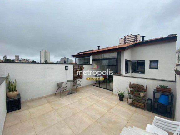 Imagem Cobertura com 2 Quartos à Venda, 79 m² em Santa Maria - Santo André
