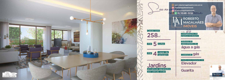 Imagem Casa com 5 Quartos à Venda, 258 m² em Poço - Recife Imagem Casa com 5 Quartos à Venda, 258 m² em Poço - Recife