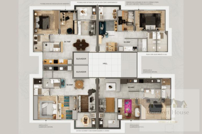 Imagem Apartamento com 2 Quartos à Venda, 61 m² em Nova Petrópolis - São Bernardo Do Campo Imagem Apartamento com 2 Quartos à Venda, 61 m² em Nova Petrópolis - São Bernardo Do Campo