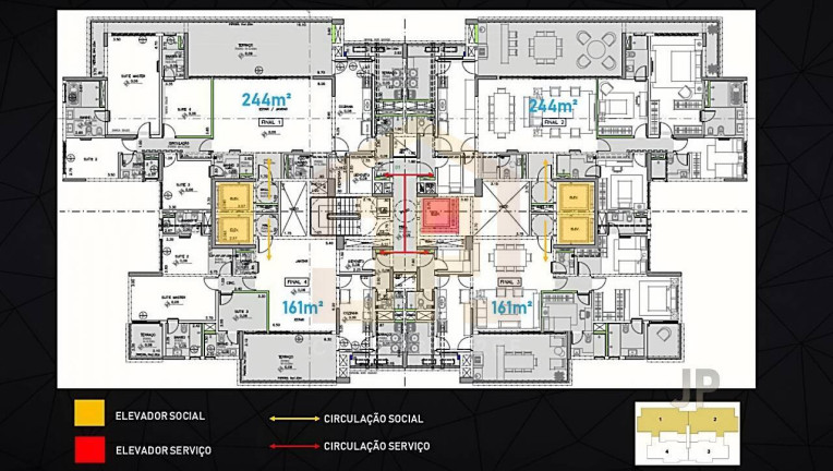 Imagem Apartamento com 3 Quartos à Venda, 161 m² em Ibirapuera - São Paulo