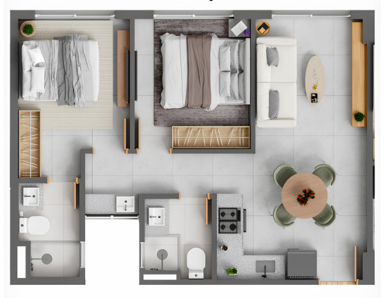 Imagem Apartamento com 1 Quarto à Venda, 32 m² em Ponta De Campina - Cabedelo Imagem Apartamento com 1 Quarto à Venda, 32 m² em Ponta De Campina - Cabedelo