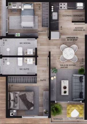 Imagem Apartamento com 3 Quartos à Venda, 81 m² em Intermares - Cabedelo