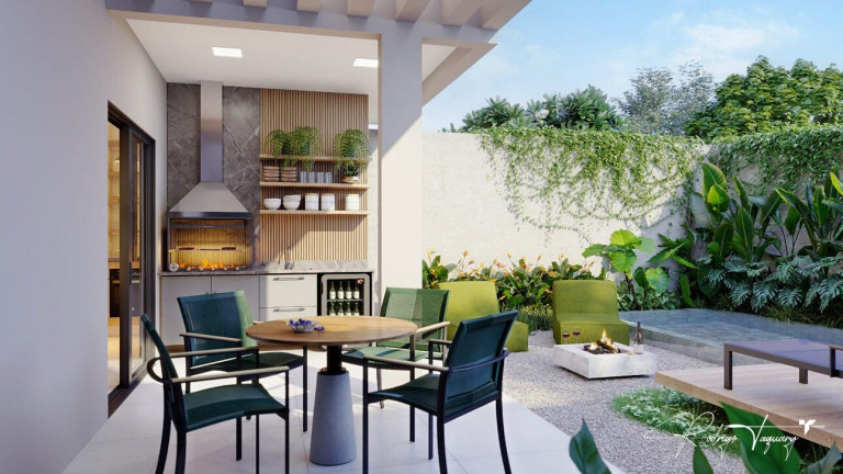 Imagem Casa de Condomínio com 3 Quartos à Venda, 132 m² em Residencial Recreio Panorama - Goiânia