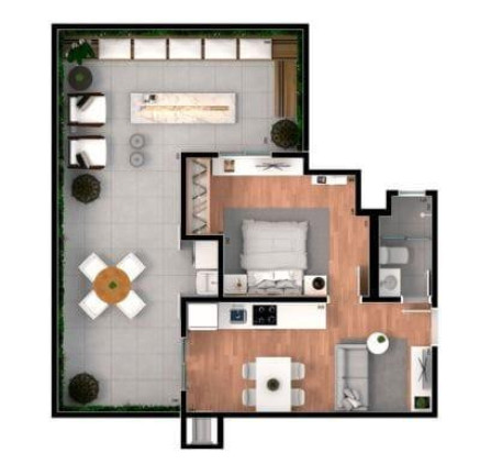 Imagem Apartamento com 3 Quartos à Venda, 66 m² em Santa Cândida - Curitiba Imagem Apartamento com 3 Quartos à Venda, 66 m² em Santa Cândida - Curitiba