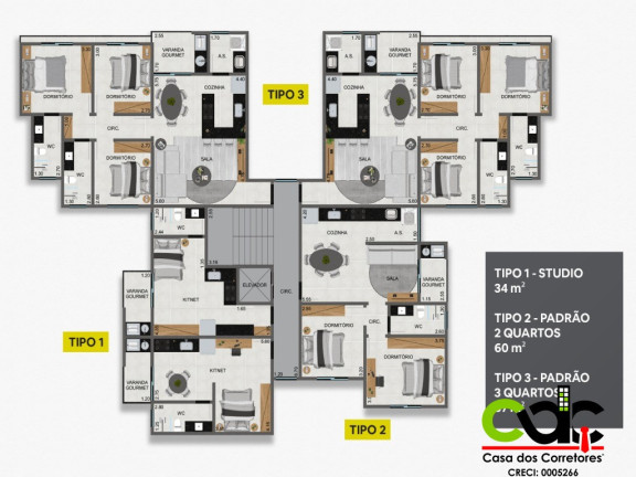Imagem Apartamento com 2 Quartos à Venda, 60 m² em Jardim Quisisana - Poços De Caldas