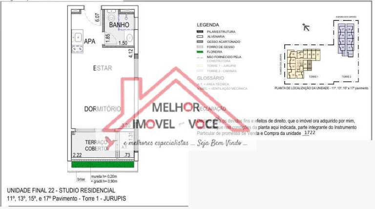 Apartamento com 1 Quarto à Venda, 30 m² em Indianópolis - São Paulo