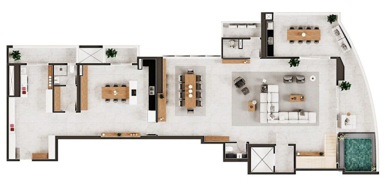Imagem Cobertura com 4 Quartos à Venda, 1.057 m² em Ponta Da Praia - Santos Imagem Cobertura com 4 Quartos à Venda, 1.057 m² em Ponta Da Praia - Santos