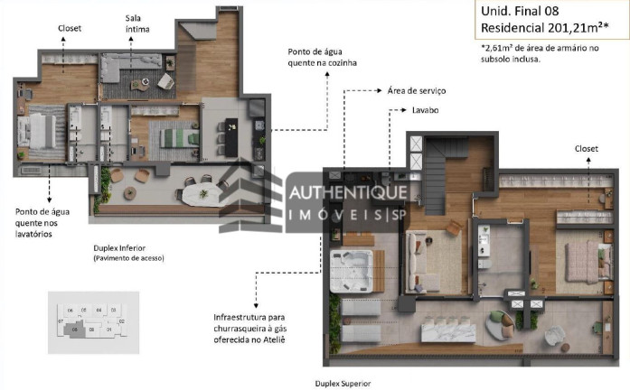 Imagem Cobertura com 3 Quartos à Venda, 198 m² em Vila Pompéia - São Paulo