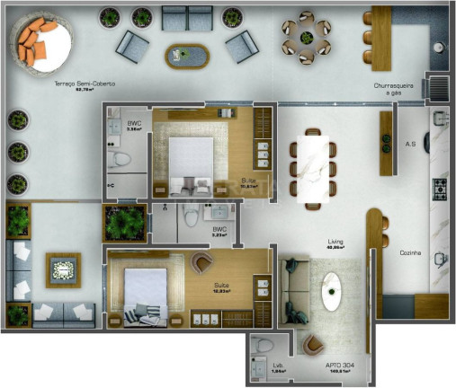 Imagem Apartamento com 2 Quartos à Venda, 81 m² em Centro - Navegantes Imagem Apartamento com 2 Quartos à Venda, 81 m² em Centro - Navegantes