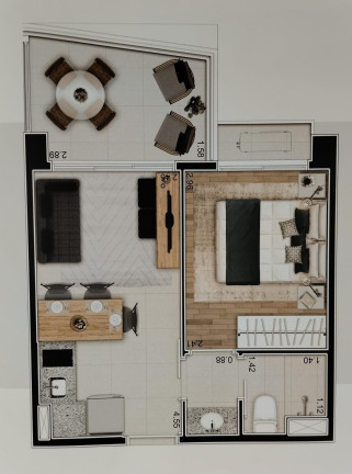 Imagem Apartamento com 1 Quarto à Venda, 31 m² em Butantã - São Paulo