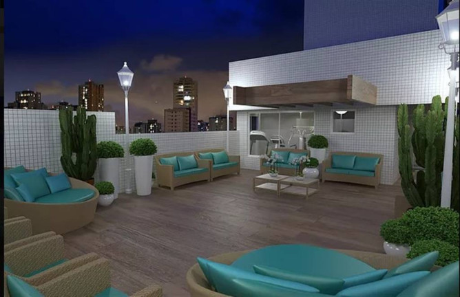 Imagem Apartamento com 1 Quarto à Venda, 46 m² em Guilhermina - Praia Grande