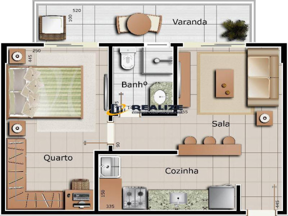 Imagem Apartamento com 1 Quarto à Venda, 42 m² em Parque São Caetano - Campos Dos Goytacazes Imagem Apartamento com 1 Quarto à Venda, 42 m² em Parque São Caetano - Campos Dos Goytacazes
