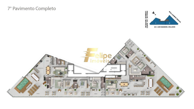 Imagem Imóvel com 3 Quartos à Venda, 142 m² em Jardim Da Penha - Vitória Imagem Imóvel com 3 Quartos à Venda, 142 m² em Jardim Da Penha - Vitória
