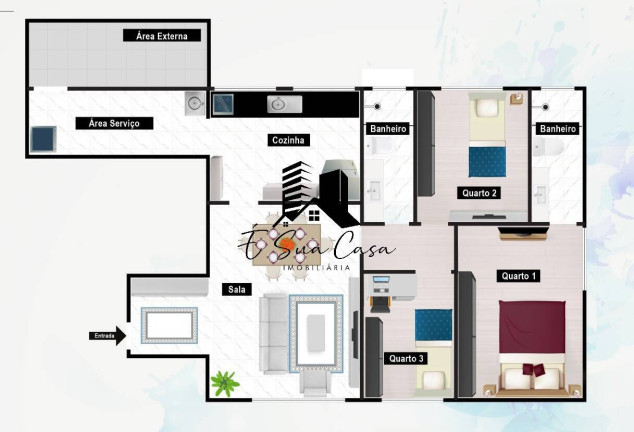 Imagem Apartamento com 2 Quartos à Venda, 69 m² em Industrial São Luiz - Contagem Imagem Apartamento com 2 Quartos à Venda, 69 m² em Industrial São Luiz - Contagem