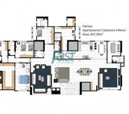 Imagem Apartamento com 5 Quartos à Venda, 497 m² em Jardim Das Américas - Cuiabá