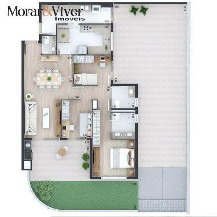 Imagem Apartamento com 3 Quartos à Venda, 106 m² em Juvevê - Curitiba