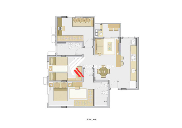 Imagem Apartamento com 3 Quartos à Venda, 69 m² em Nova Palhoça - Palhoça