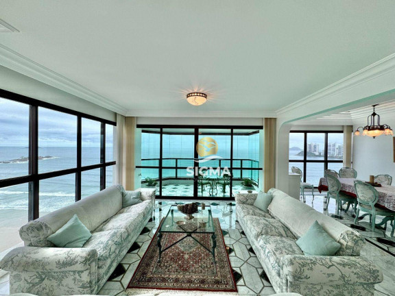Imagem Apartamento com 4 Quartos à Venda, 200 m² em Praia Das Pitangueiras - Guarujá