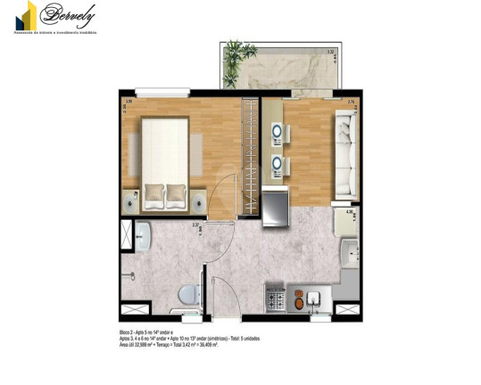 Imagem Apartamento com 2 Quartos à Venda, 52 m² em Brás - São Paulo Imagem Apartamento com 2 Quartos à Venda, 52 m² em Brás - São Paulo