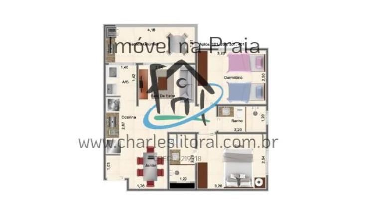 Imagem Apartamento com 2 Quartos à Venda, 52 m² em Praia Das Toninhas - Ubatuba Imagem Apartamento com 2 Quartos à Venda, 52 m² em Praia Das Toninhas - Ubatuba
