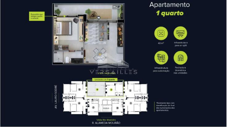 Imagem Apartamento com 2 Quartos à Venda,  em São João Bosco - Porto Velho