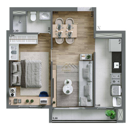 Imagem Apartamento com 1 Quarto à Venda, 43 m² em Quinta Da Primavera - Ribeirão Preto Imagem Apartamento com 1 Quarto à Venda, 43 m² em Quinta Da Primavera - Ribeirão Preto