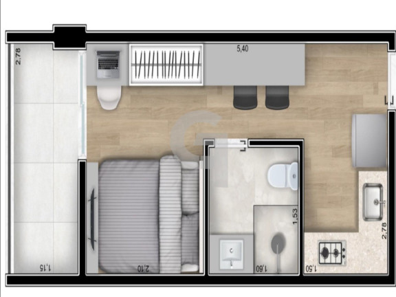 Imagem Apartamento com 1 Quarto à Venda, 20 m² em Stella Maris - Salvador Imagem Apartamento com 1 Quarto à Venda, 20 m² em Stella Maris - Salvador