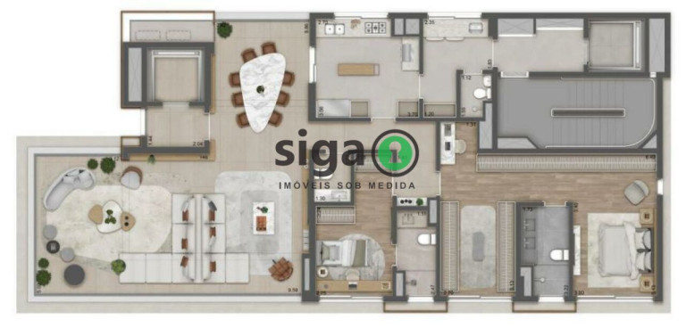 Imagem Apartamento com 3 Quartos à Venda, 185 m² em Jardins - São Paulo Imagem Apartamento com 3 Quartos à Venda, 185 m² em Jardins - São Paulo