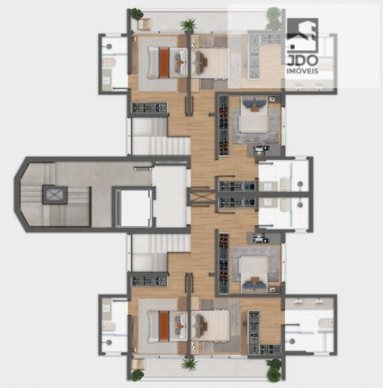 Imagem Cobertura com 3 Quartos à Venda, 136 m² em Juvevê - Curitiba