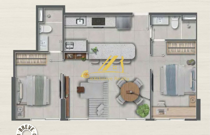 Imagem Imóvel com 2 Quartos à Venda, 57 m² em Pituba - Salvador Imagem Imóvel com 2 Quartos à Venda, 57 m² em Pituba - Salvador