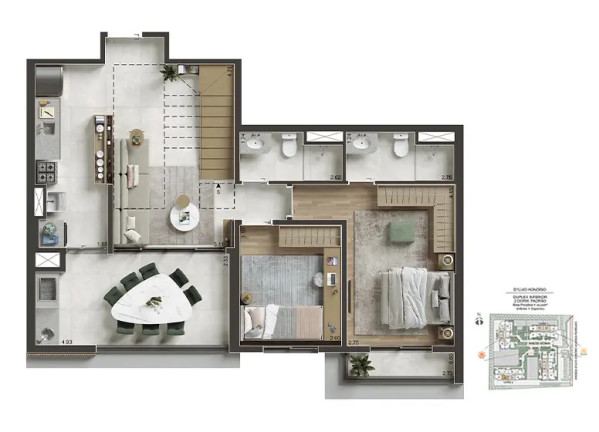Imagem Cobertura com 4 Quartos à Venda, 189 m² em Alphaville Industrial - Barueri