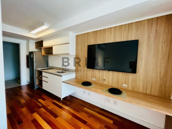 Imagem Apartamento com 1 Quarto para Alugar, 33 m² em Brooklin  - São Paulo
