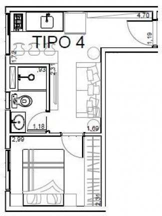 Imagem Imóvel com 1 Quarto à Venda, 24 m² em Pinheiros - São Paulo