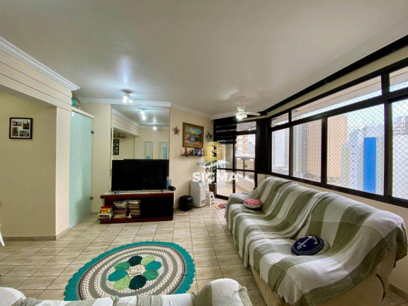 Imagem Apartamento com 3 Quartos à Venda, 116 m² em Jardim Astúrias - Guarujá