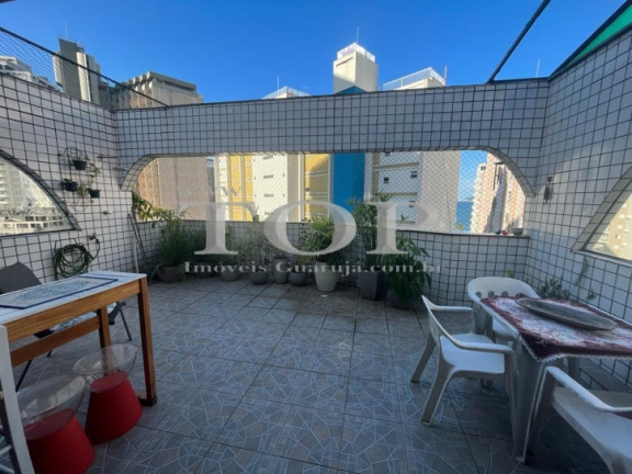 Imagem Cobertura com 3 Quartos para Alugar, 200 m² em Jardim Astúrias - Guarujá