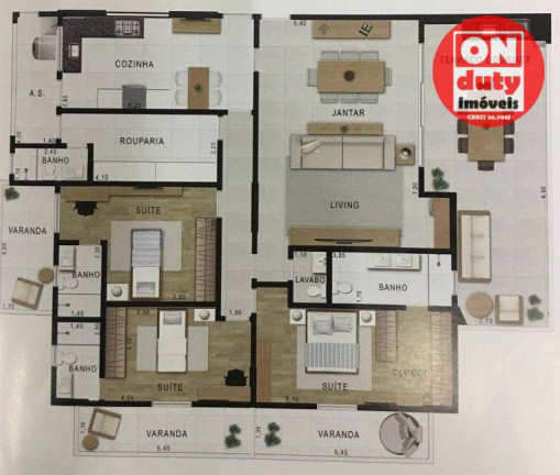Imagem Apartamento com 3 Quartos à Venda, 210 m² em Embaré - Santos Imagem Apartamento com 3 Quartos à Venda, 210 m² em Embaré - Santos