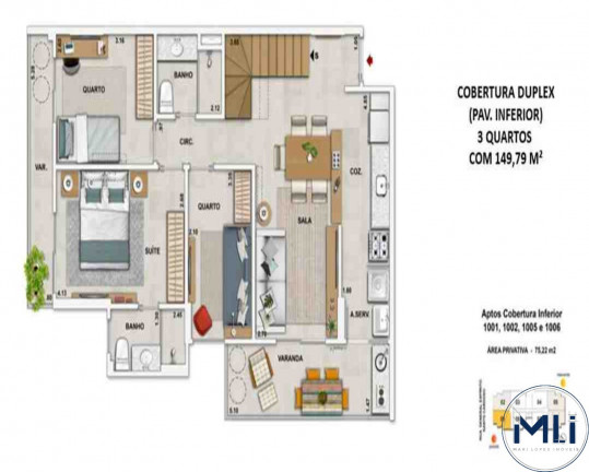 Imagem Imóvel com 3 Quartos à Venda, 75 m² em Tijuca - Rio De Janeiro