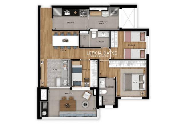 Imagem Apartamento com 3 Quartos à Venda,  em Vila Ema - São Paulo