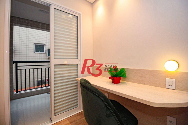 Imagem Apartamento com 2 Quartos à Venda, 56 m² em Aparecida - Santos