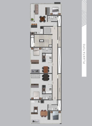 Imagem Studio com 1 Quarto à Venda, 48 m² em Centro - Torres Imagem Studio com 1 Quarto à Venda, 48 m² em Centro - Torres