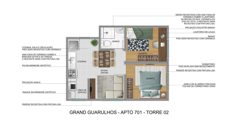 Imagem Apartamento com 2 Quartos à Venda, em Vila Nova Bonsucesso - Guarulhos Imagem Apartamento com 2 Quartos à Venda, em Vila Nova Bonsucesso - Guarulhos