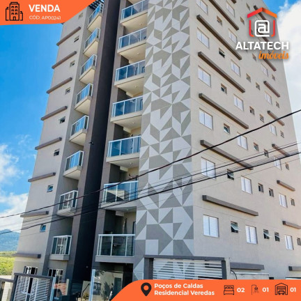 Apartamento com 2 Quartos à Venda, 66 m² em Residencial Veredas - Poços De Caldas