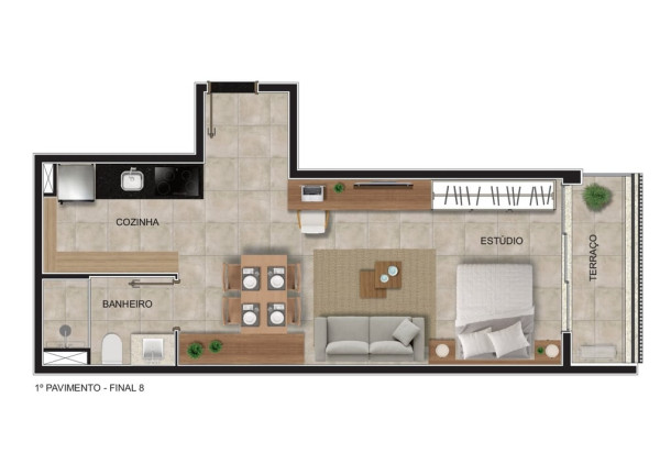 Imagem Imóvel com 1 Quarto à Venda, 44 m² em Vila Nova Conceição - São Paulo Imagem Imóvel com 1 Quarto à Venda, 44 m² em Vila Nova Conceição - São Paulo