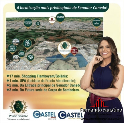 Imagem Terreno à Venda, 250 m² em Residencial Porto Seguro - Senador Canedo Imagem Terreno à Venda, 250 m² em Residencial Porto Seguro - Senador Canedo