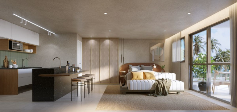 Imagem Apartamento com 1 Quarto à Venda, 41 m² em Porto Das Dunas - Aquiraz