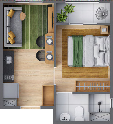 Imagem Apartamento com 1 Quarto à Venda, 25 m² em Vila Guarani (z Sul) - São Paulo Imagem Apartamento com 1 Quarto à Venda, 25 m² em Vila Guarani (z Sul) - São Paulo