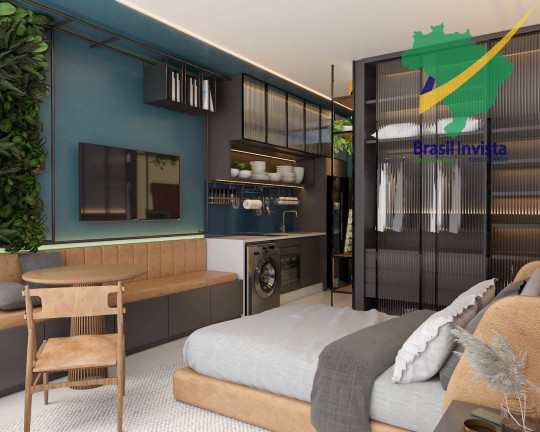 Imagem Apartamento com 1 Quarto à Venda, 27 m² em Taperapuãn - Porto Seguro