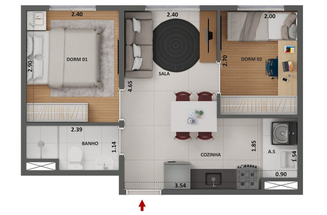 Imagem Apartamento com 2 Quartos à Venda, 42 m² em Limão - São Paulo