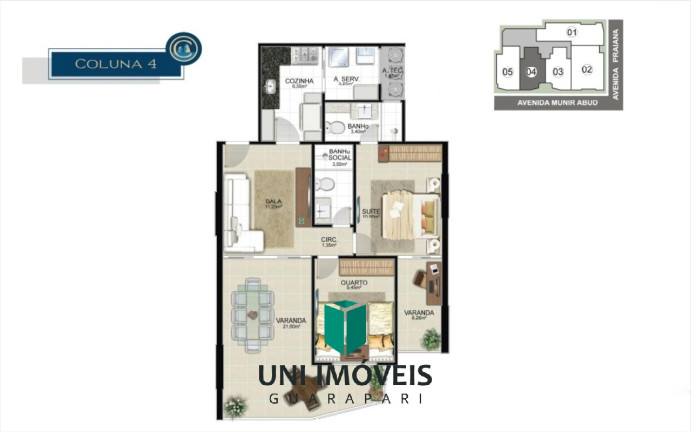 Imagem Apartamento com 2 Quartos à Venda, 82 m² em Praia Do Morro - Guarapari Imagem Apartamento com 2 Quartos à Venda, 82 m² em Praia Do Morro - Guarapari