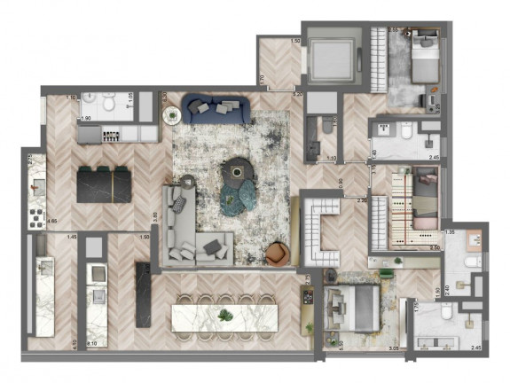 Imagem Apartamento com 4 Quartos à Venda, 170 m² em Vila Clementino - São Paulo Imagem Apartamento com 4 Quartos à Venda, 170 m² em Vila Clementino - São Paulo